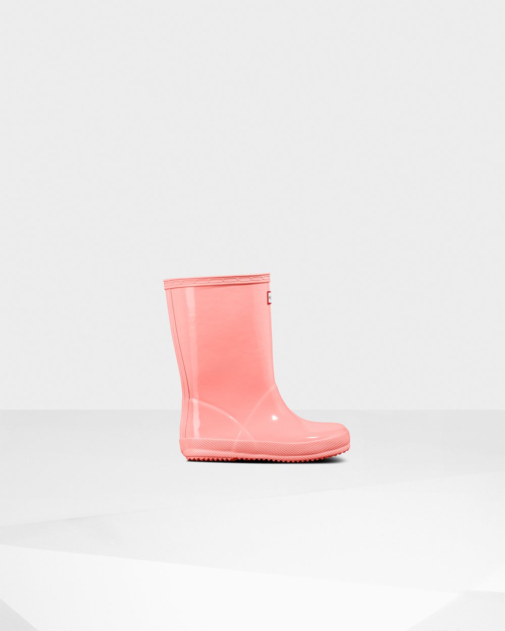 Kids Rain Boots - Hunter Original First Classic Gloss (47PIYKHQC) - Pink